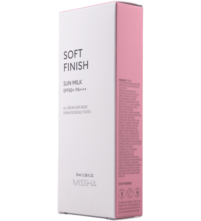 Buy Missha All Around Safe Block Soft Finish Sun Milk SPF50+ PA+++ in Abu Dhabi - FKN Beautiful