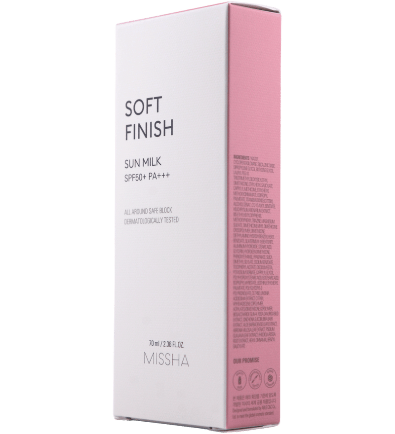 Buy Missha All Around Safe Block Soft Finish Sun Milk SPF50+ PA+++ in Abu Dhabi - FKN Beautiful