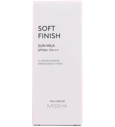 Buy Missha All Around Safe Block Soft Finish Sun Milk SPF50+ PA+++ in UAE - FKN Beautiful