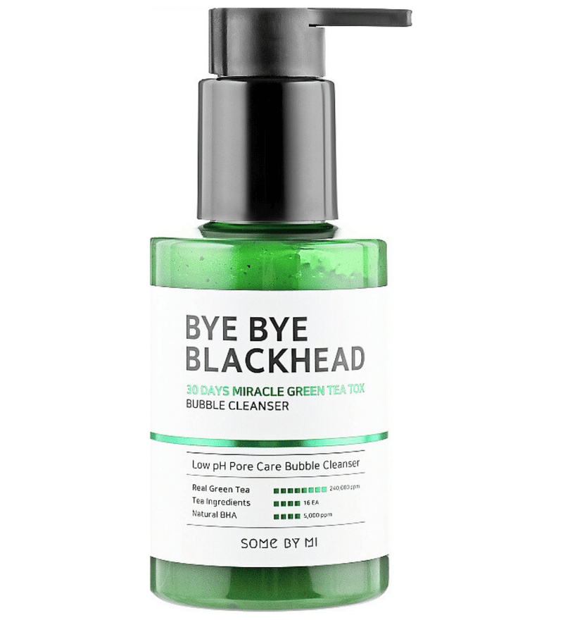 Buy Some By Mi Bye Bye Blackhead 30 Days Miracle Green Tea Tox Bubble Cleanser in Dubai - FKN Beautiful